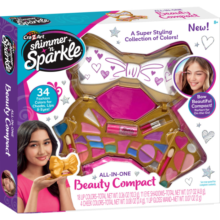 SHIMMER N SPARKLE BOW BEAUTIFUL COMPACT
