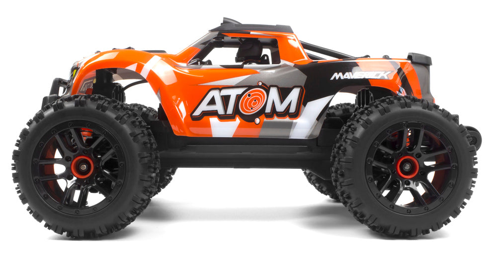 Fjernstyret Maverick Atom 1/18 4WD Electric Truck Orange