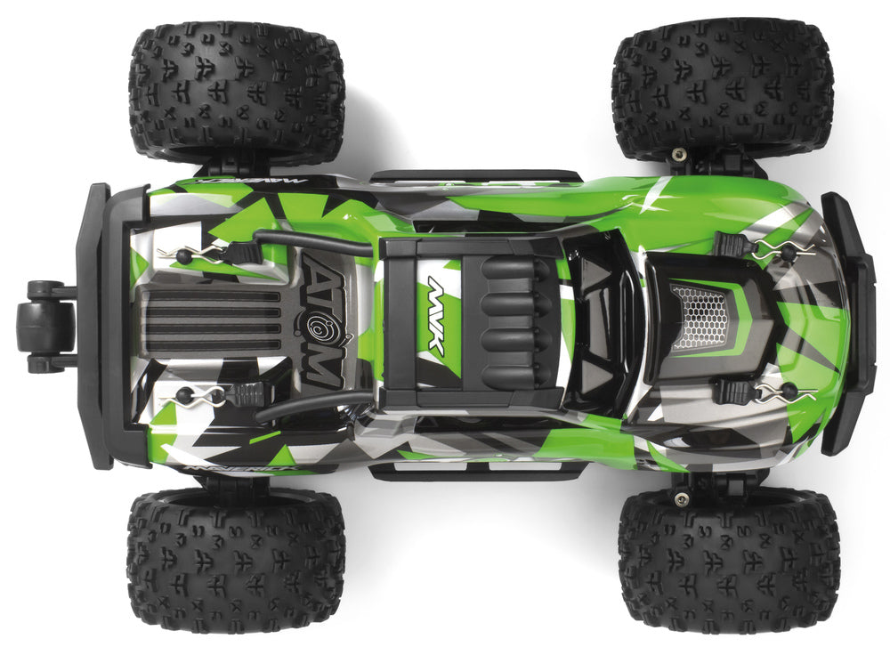 Fjernstyret Maverick Atom 4WD Electric Truck Grøn