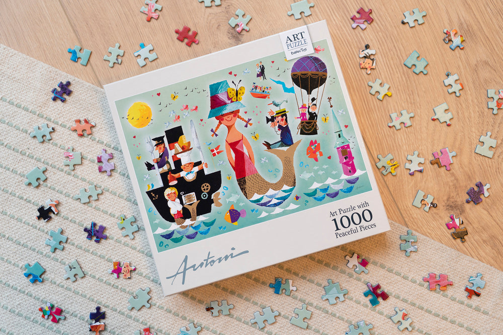 Ib Antoni - Art Puslespil - Havfrue - 1000 brikker - FSC