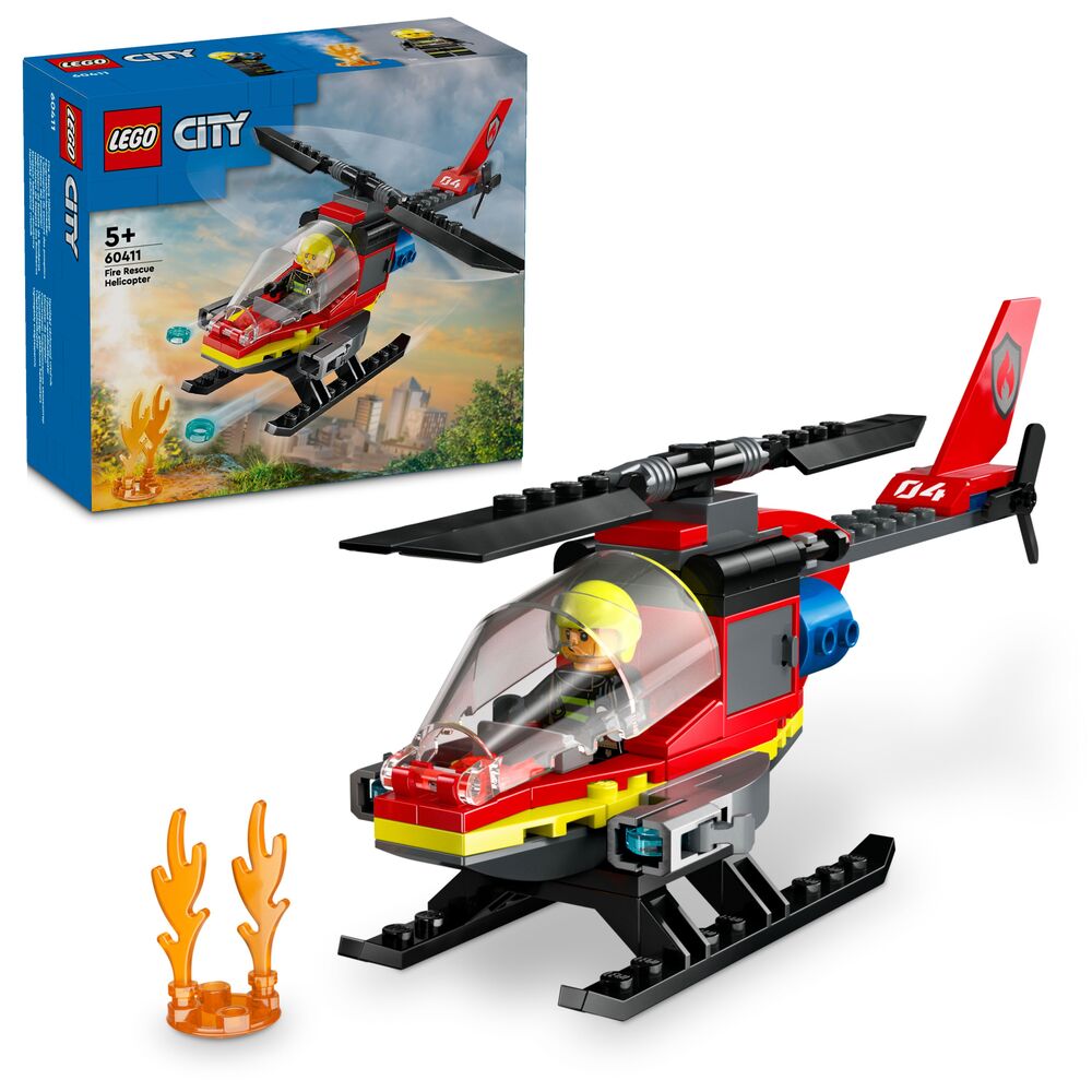 60411 LEGO City Fire Brandslukningshelikopter
