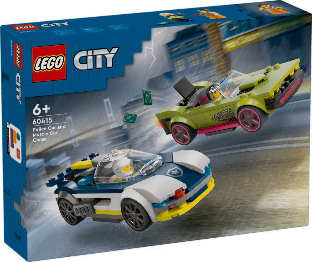 60415 LEGO City Police Biljagt med politi og muskelbil