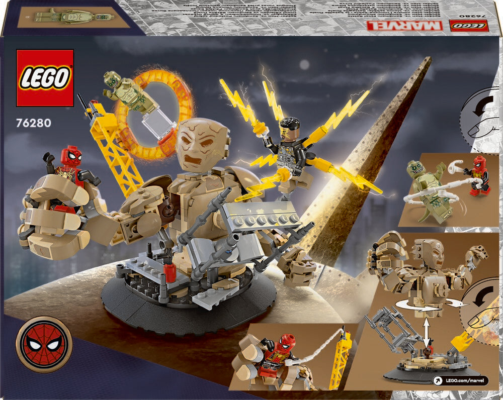76280 LEGO Super Heroes Marvel Spider-Man mod Sandman: den endelige kamp