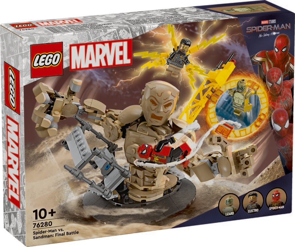 76280 LEGO Super Heroes Marvel Spider-Man mod Sandman: den endelige kamp