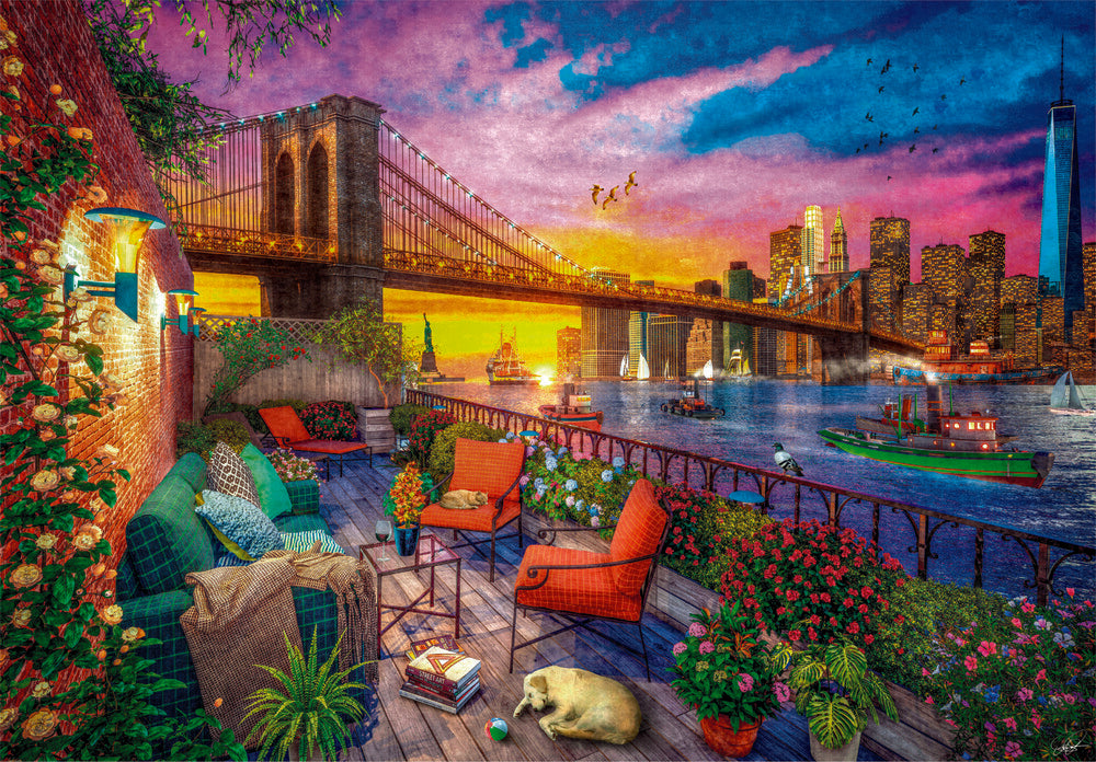 Puslespil Manhattan balcony 3000 brikker