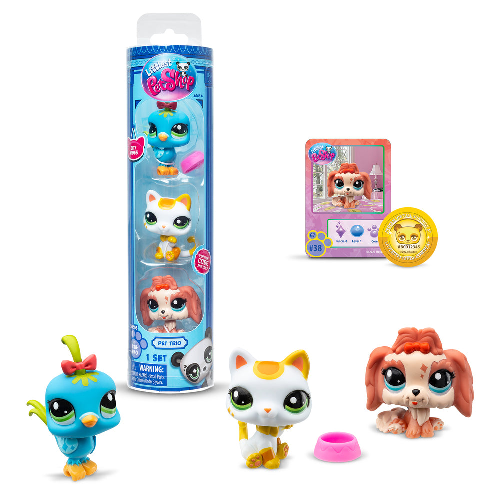Littlest Pet Shop Pet Trio In Tube ass