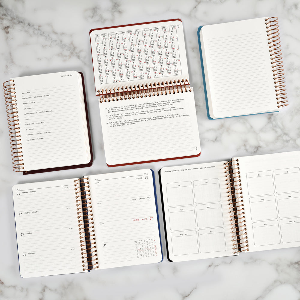 KOZO Kalender 2025 A6 Ugeopslag