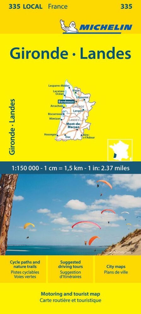 France blad 335: Gironde, Landes
