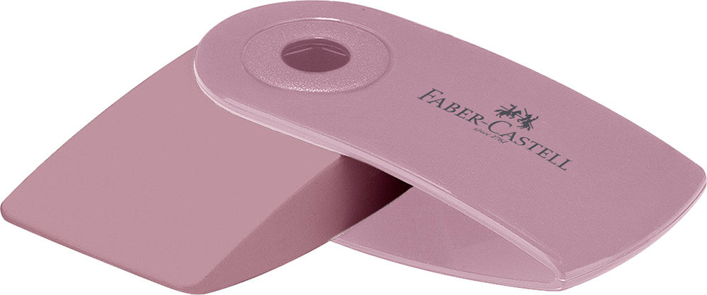 Viskelæder Faber-Castell Sleeve Sky Blue/Rosa/Sort ASST