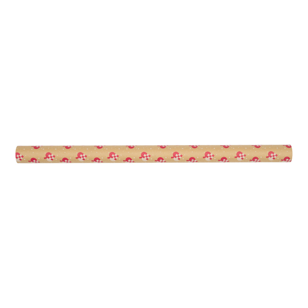 Flot kraft gavepapir 3 m x 70 cm