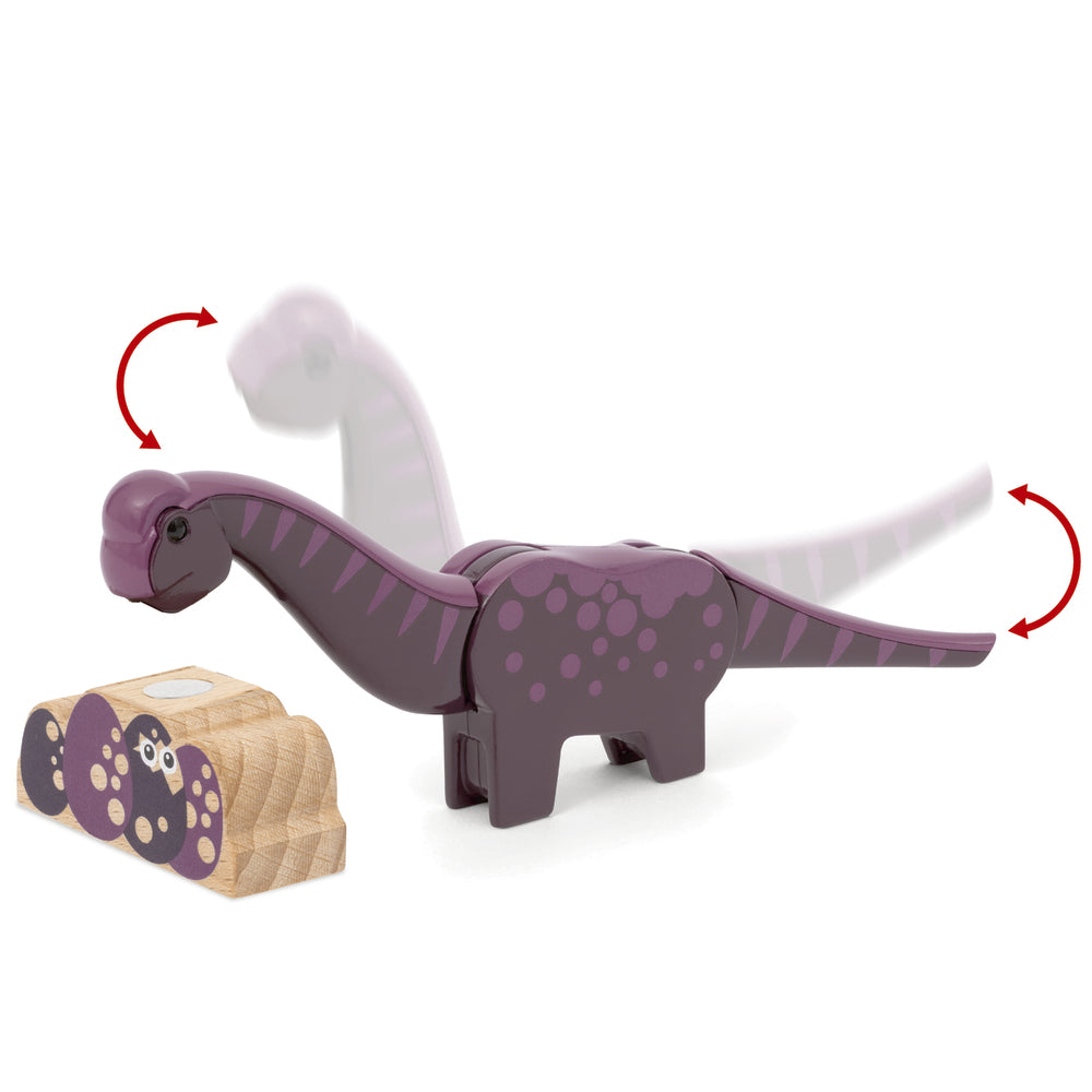 D2 Togbanesæt med dinosaurer