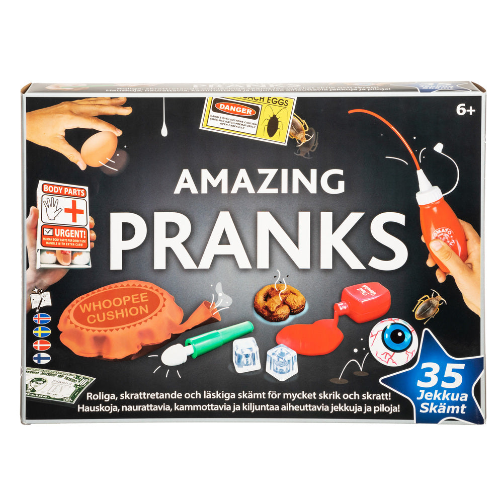 AMAZING PRANKS - SÆT MED 35 PRANKS