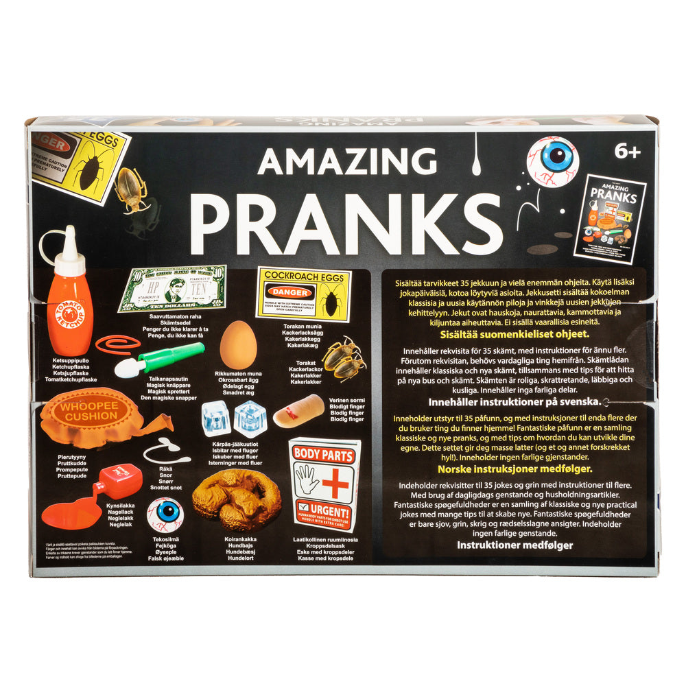 AMAZING PRANKS - SÆT MED 35 PRANKS
