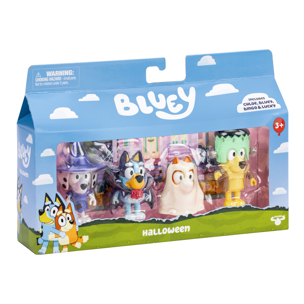 BLUEY Figure 4-pak Kostume fest