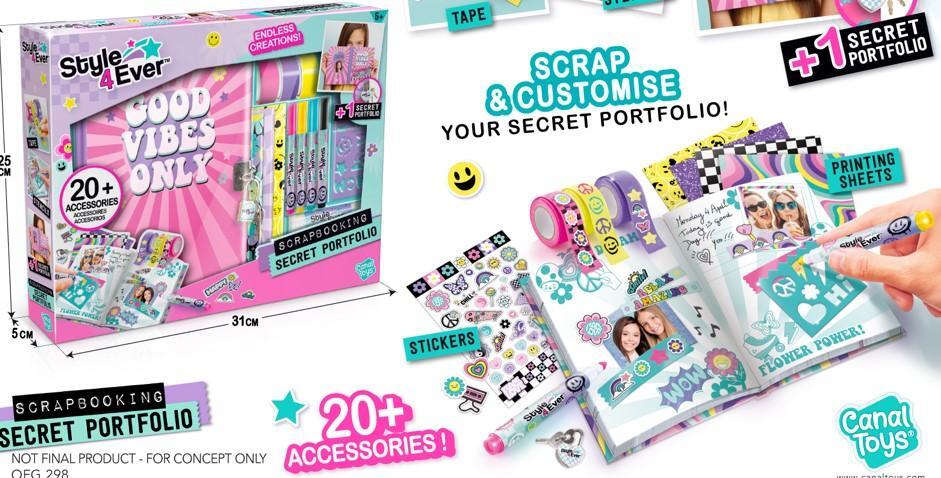Style 4 Ever Scrapbooking Hemmelig Dagbog