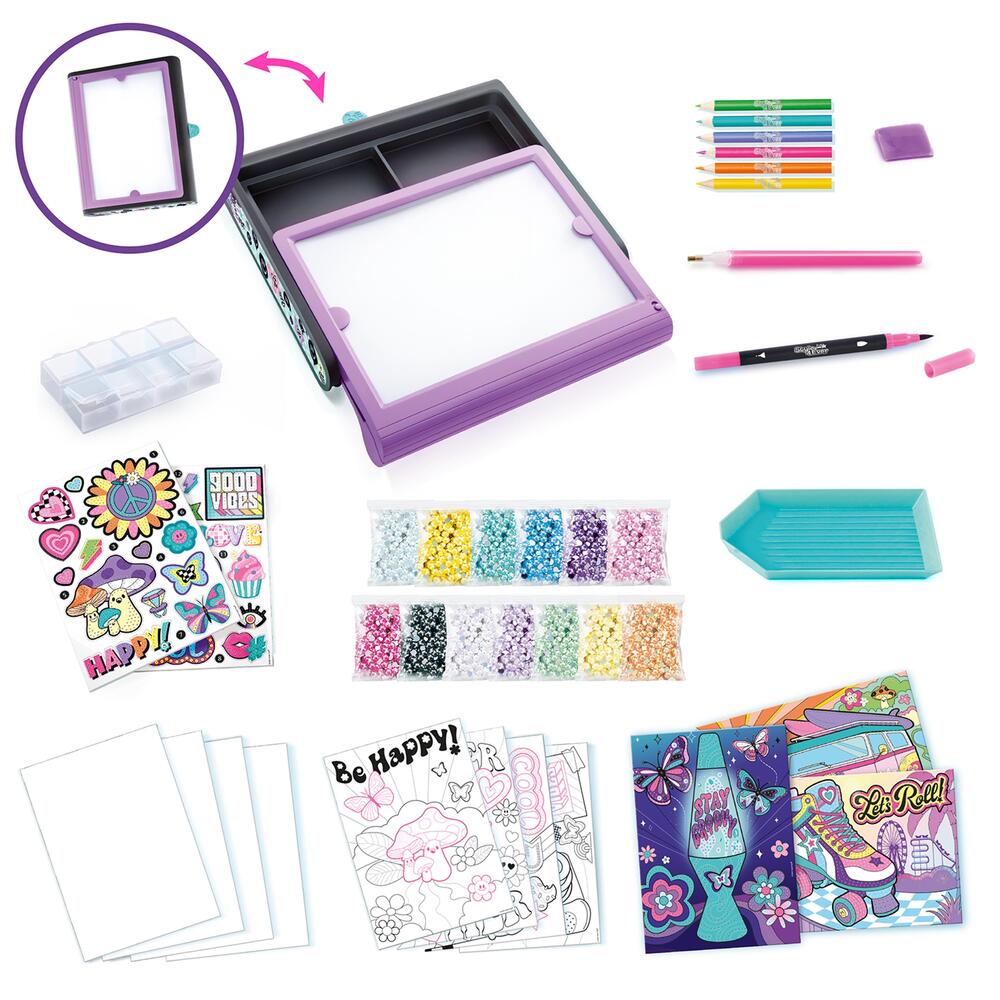 Style 4 Ever Diamond Art 3-i-1 Etui med LED-Lys