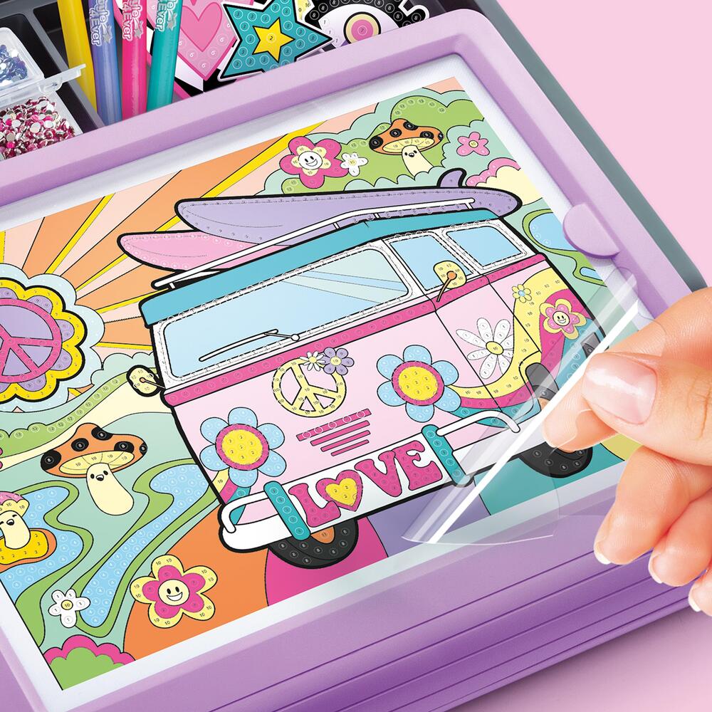 Style 4 Ever Diamond Art 3-i-1 Etui med LED-Lys
