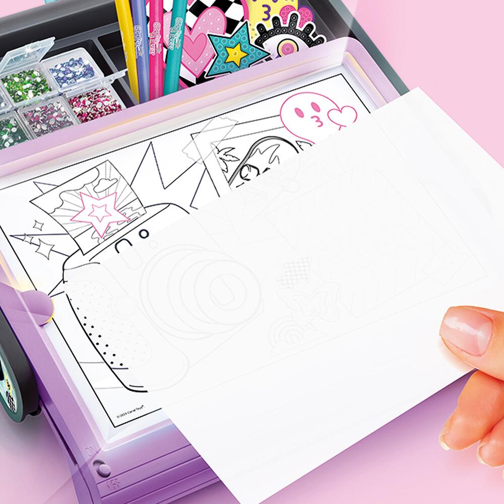 Style 4 Ever Diamond Art 3-i-1 Etui med LED-Lys
