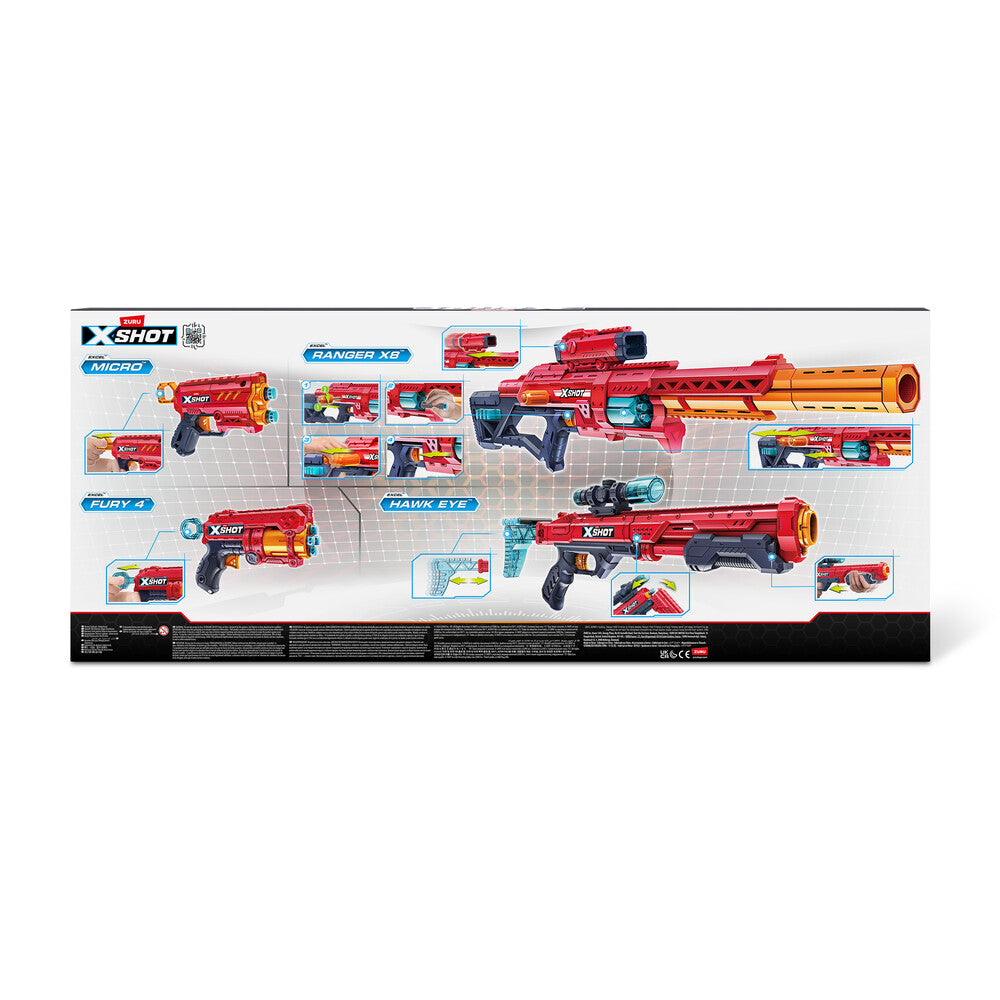 Xshot Excel Ranger X8 & Hawk Eye & Fury 4 & Micro