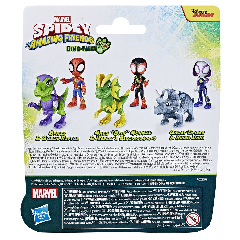 Spidey and Friends Heroe Dino Webs Figure ass