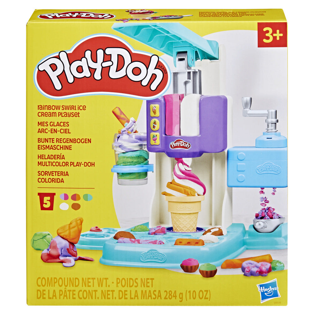 D2 Play-Doh Rainbow Swirl Ice Cream Playset