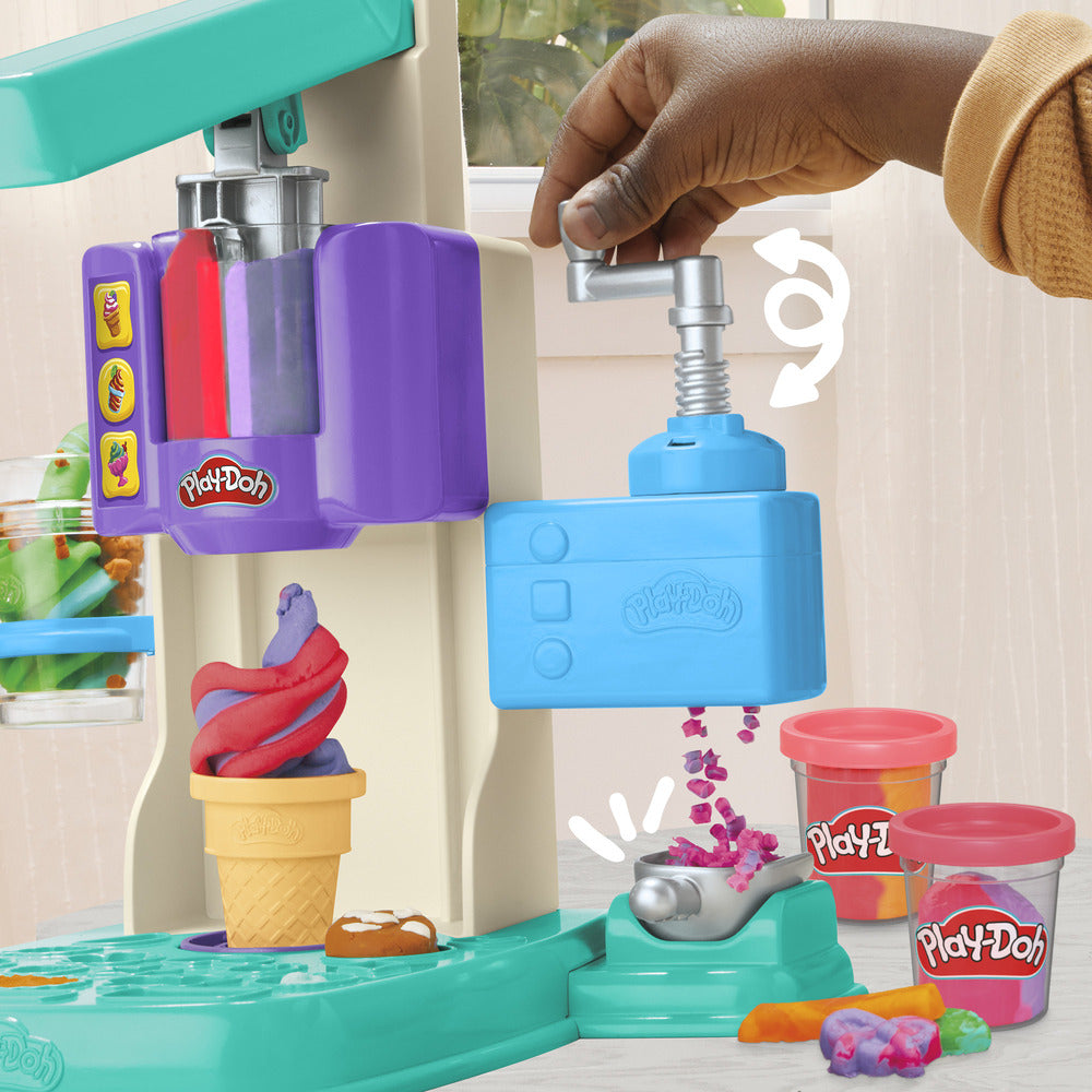 D2 Play-Doh Rainbow Swirl Ice Cream Playset