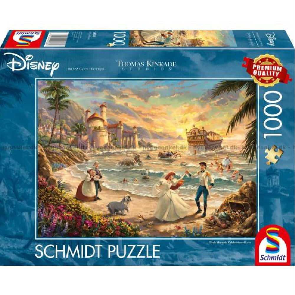 Puslespil Little Mermaid Celebration 1000 brikker