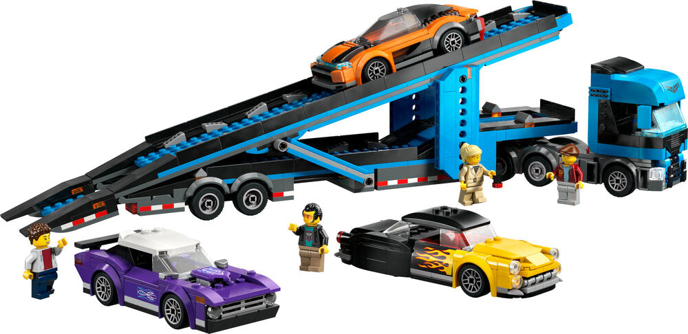 60408 LEGO City Big Vehicles Biltransport med sportsvogne
