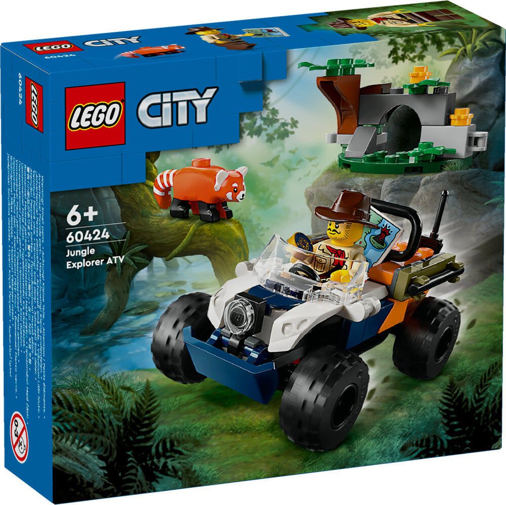60424 LEGO City Exploration Jungleeventyr – ATV og rød panda-mission