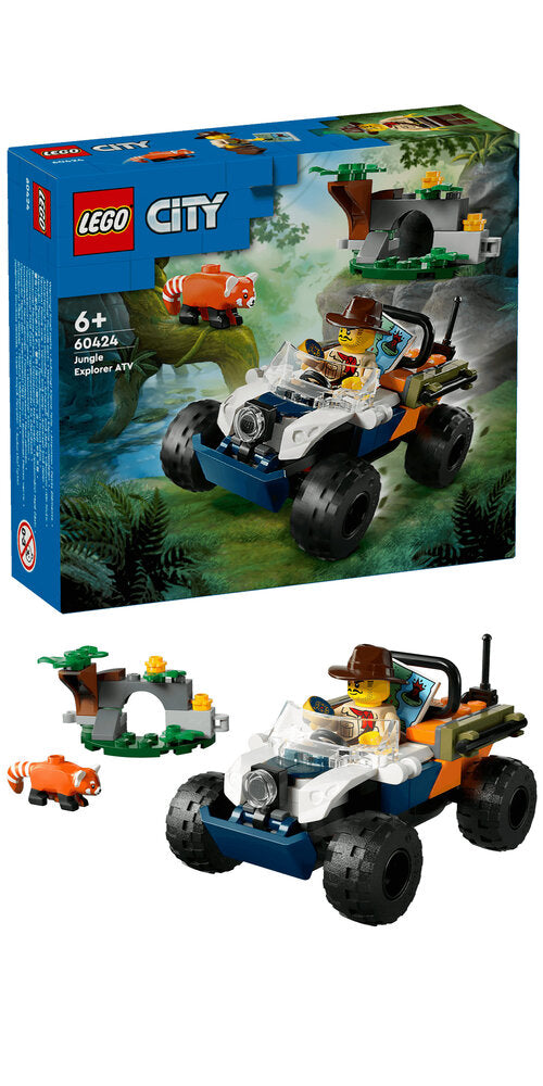 60424 LEGO City Exploration Jungleeventyr – ATV og rød panda-mission