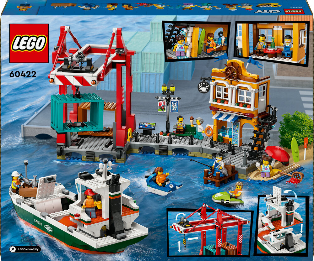60422 LEGO My City Havnefront med fragtskib