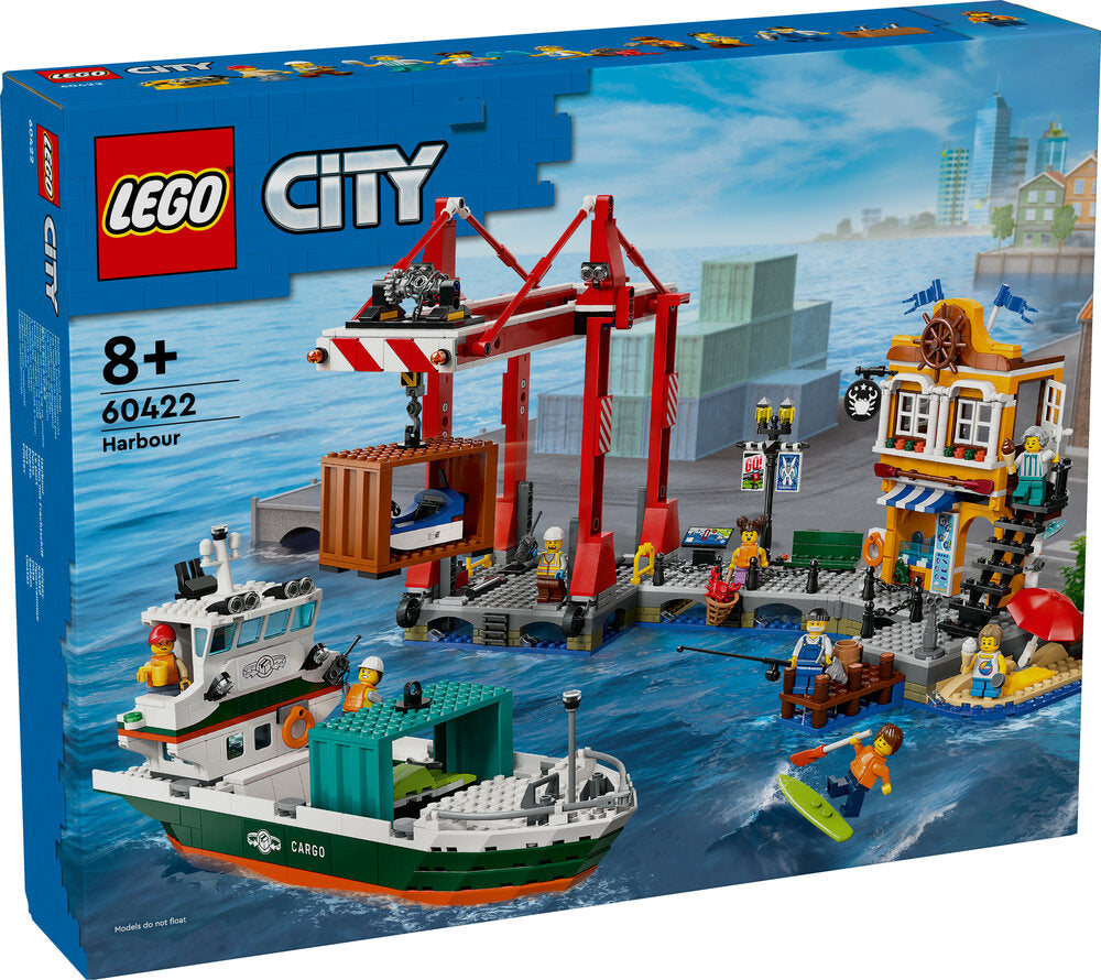 60422 LEGO My City Havnefront med fragtskib