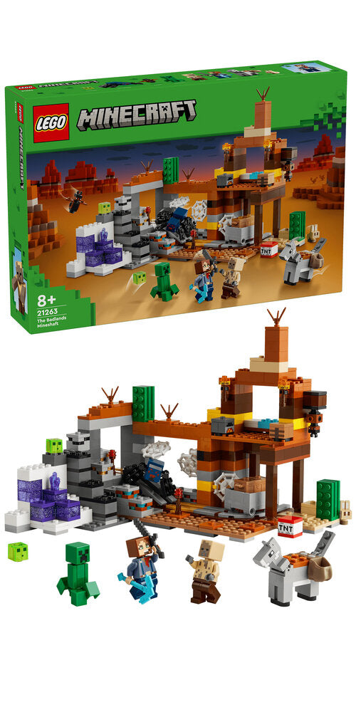 D2 21263 LEGO Minecraft Badlands-mineskakten