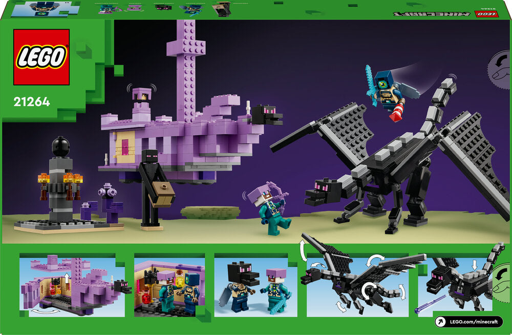 21264 LEGO Minecraft Ender-dragen og End-skibet