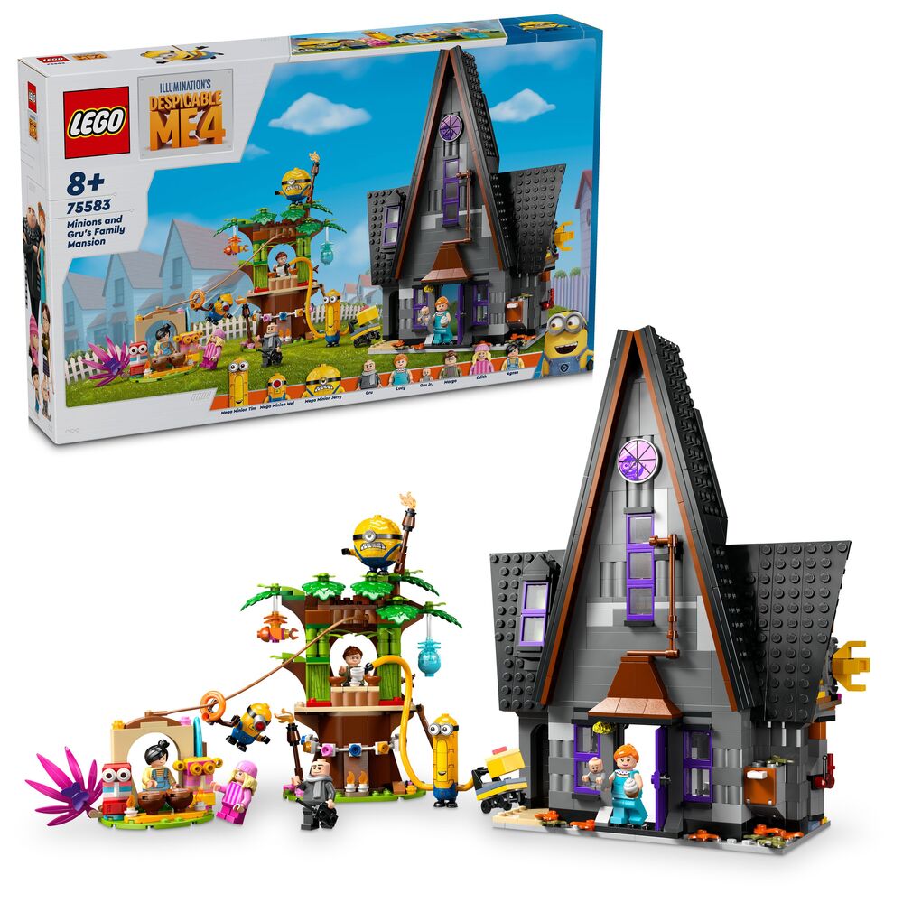 75583 LEGO Despicable Me Minions og Grus familiepalæ