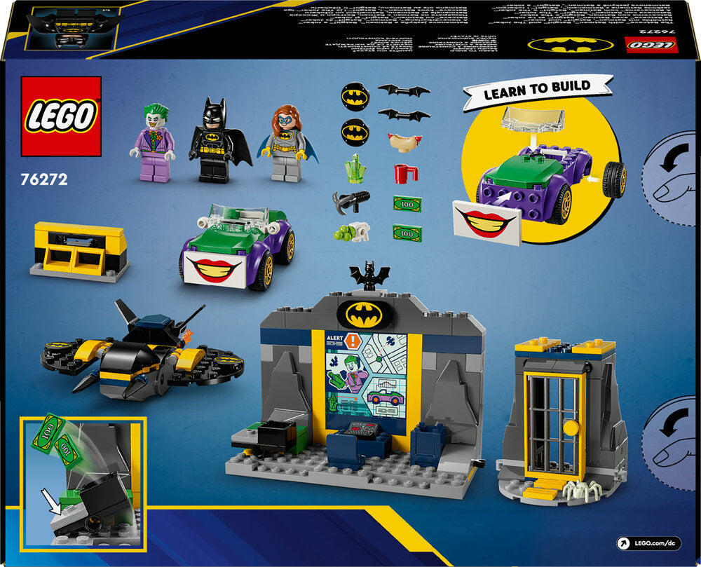 76272 LEGO Super Heroes DC Bathulen med Batman™, Batgirl™ og Jokeren