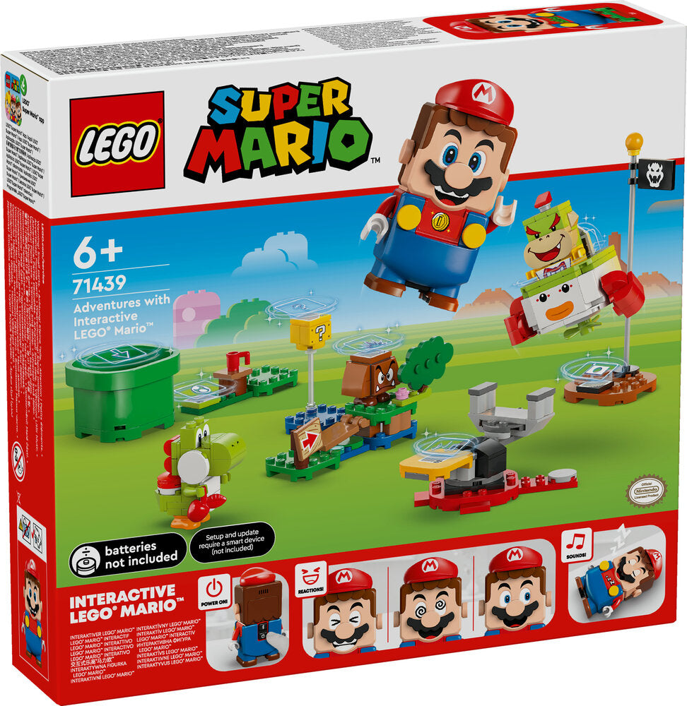 D3 71439 LEGO Super Mario Eventyr med interaktiv LEGO® Mario™
