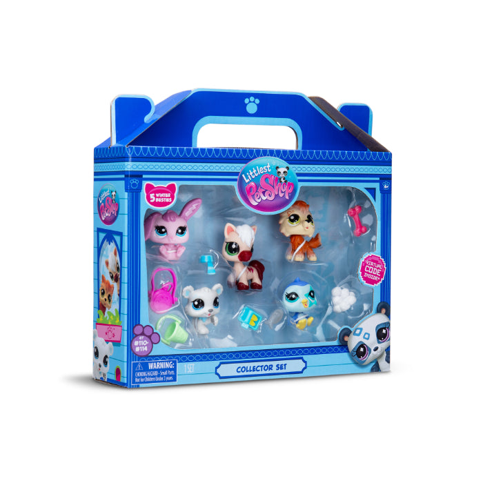 LITTLEST PET SHOP WINTER BESTIES COLLECTORS 5 PAK