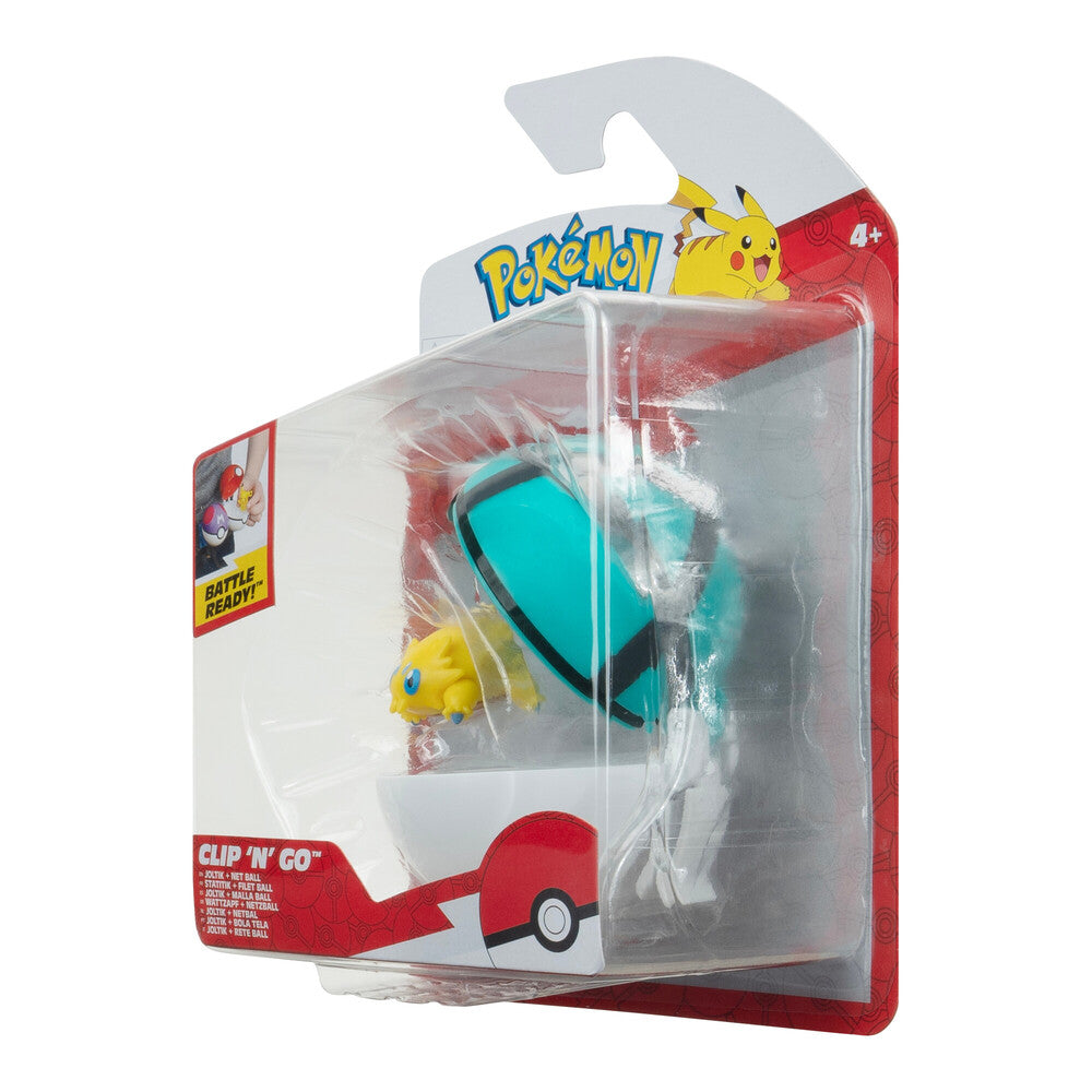 POKEMON CLIP N GO JOLTIK WITH NET BALL