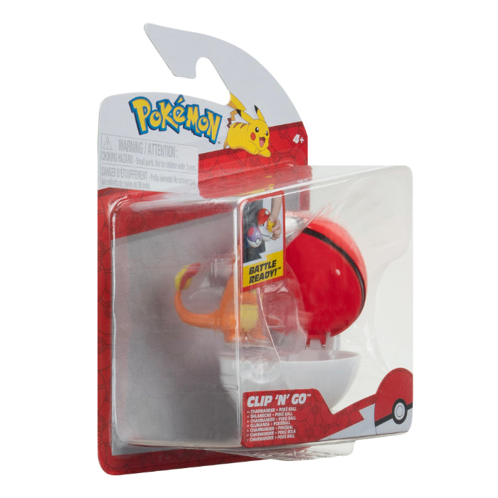 Pokemon clip n go Charmander with poke ball