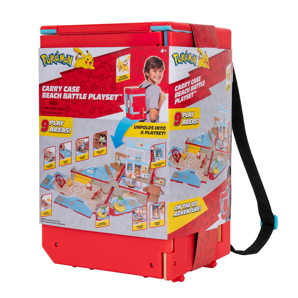 POKEMON CARRY CASE BEACH PLAYSET