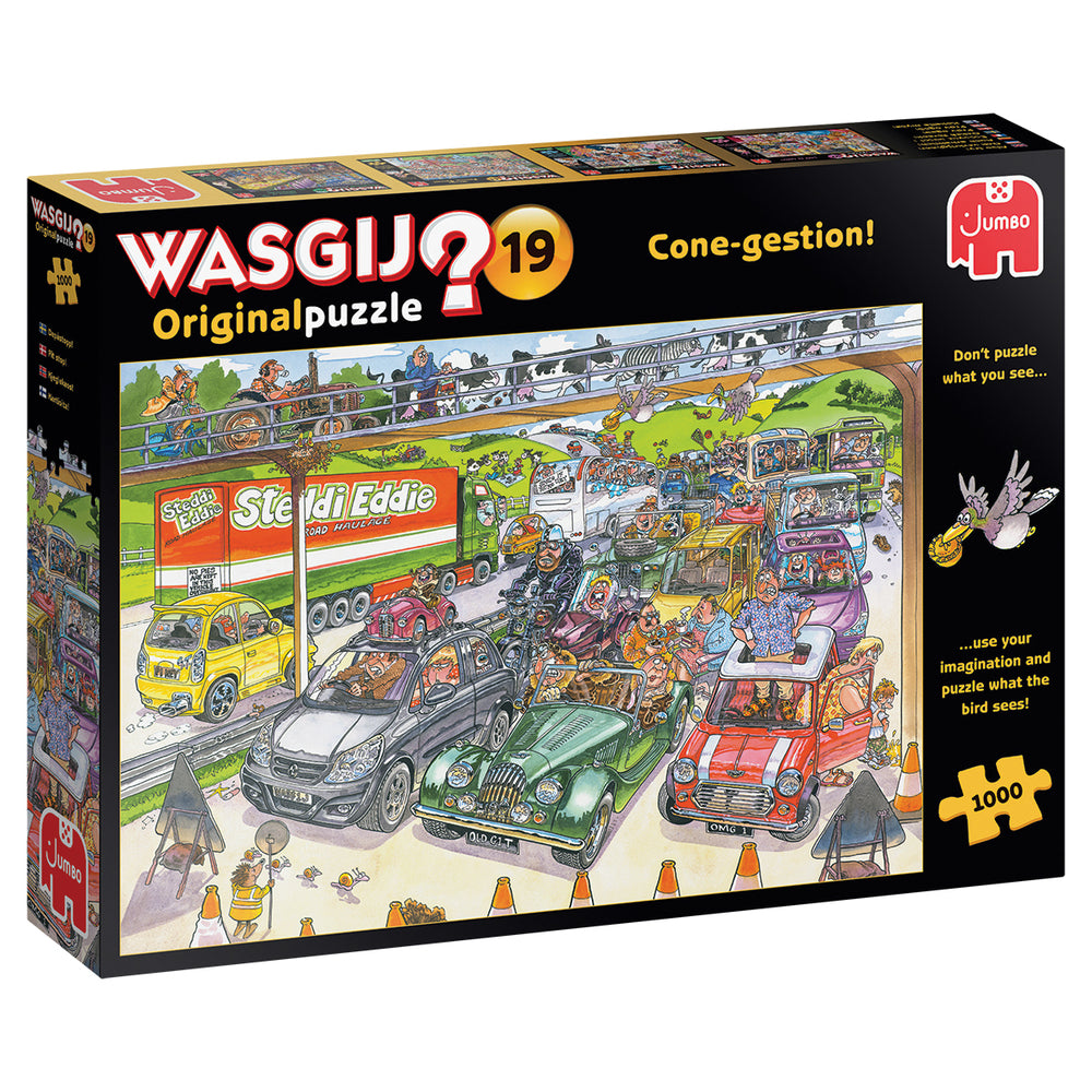 Puslespil Wasgij Original 19 Cone gestion! 1000 brikker