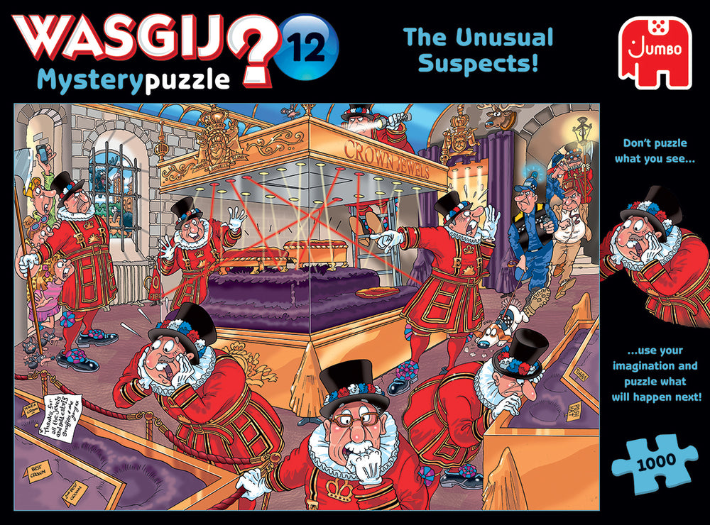 Puslespil Wasgij Mystery 12 The Unusual Suspects! 1000 briks