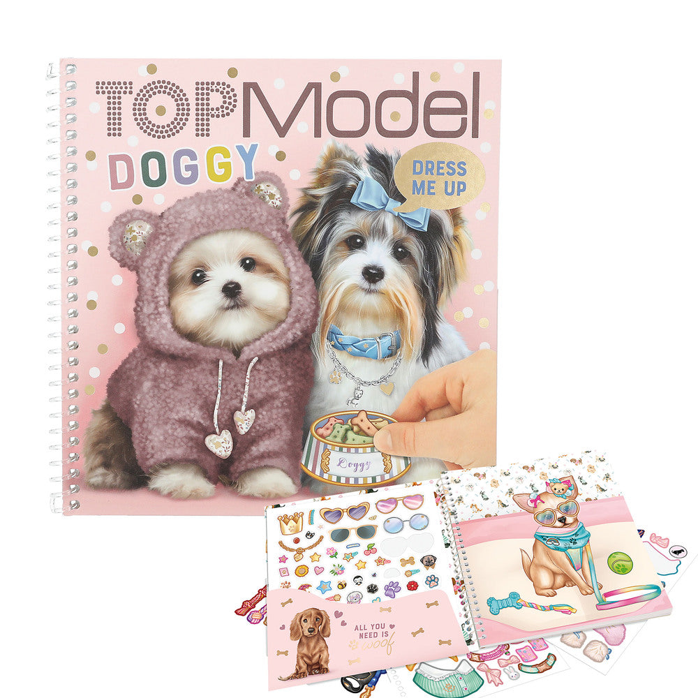 TOPModel Dress Me Up Stickersbog DOGGY