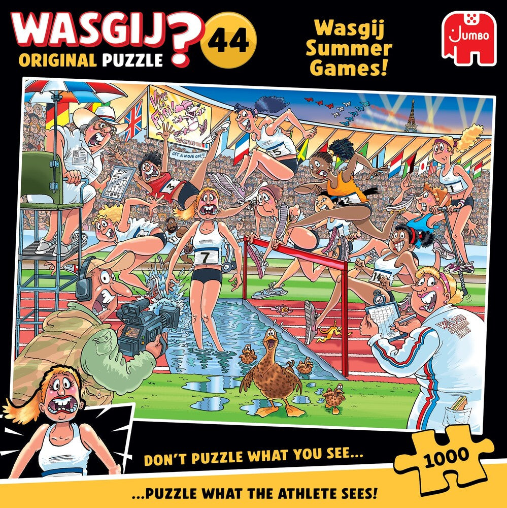 Puslespil Wasgij Original 44 Summer Games! 1000 brikker