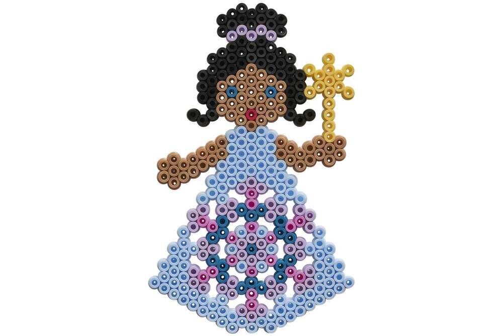 Hama gaveæske ca. 6.000 perler + 3 plader