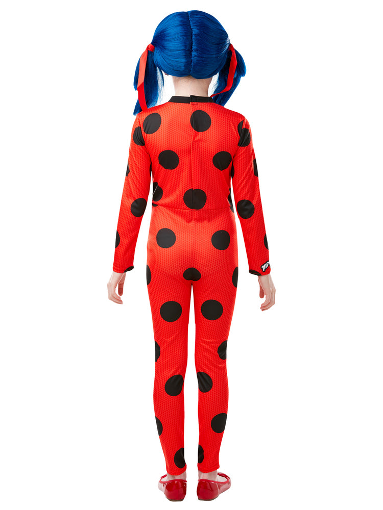 Miraculous Ladybug Classic kostume med maske str. 3-4 år