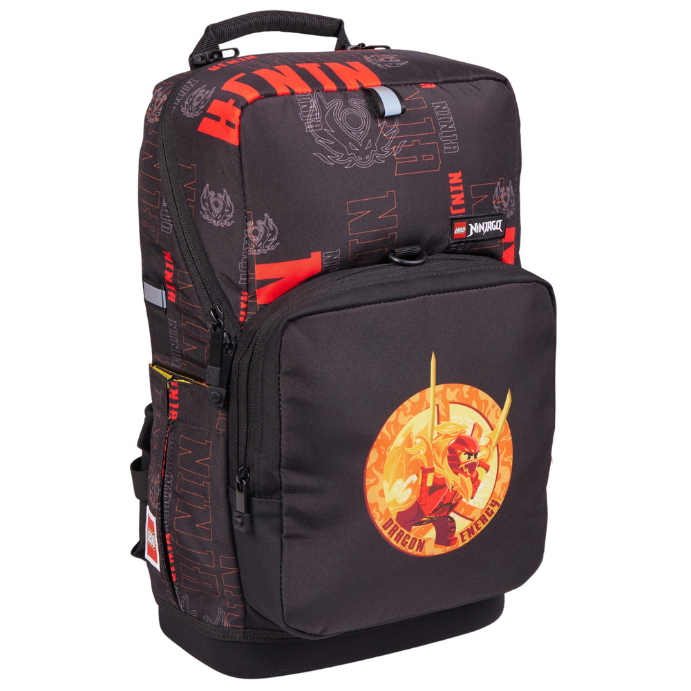 Skoletaske LEGO Optimo Ninjago Dragon Energy 20L inkl. Gymnastikpose