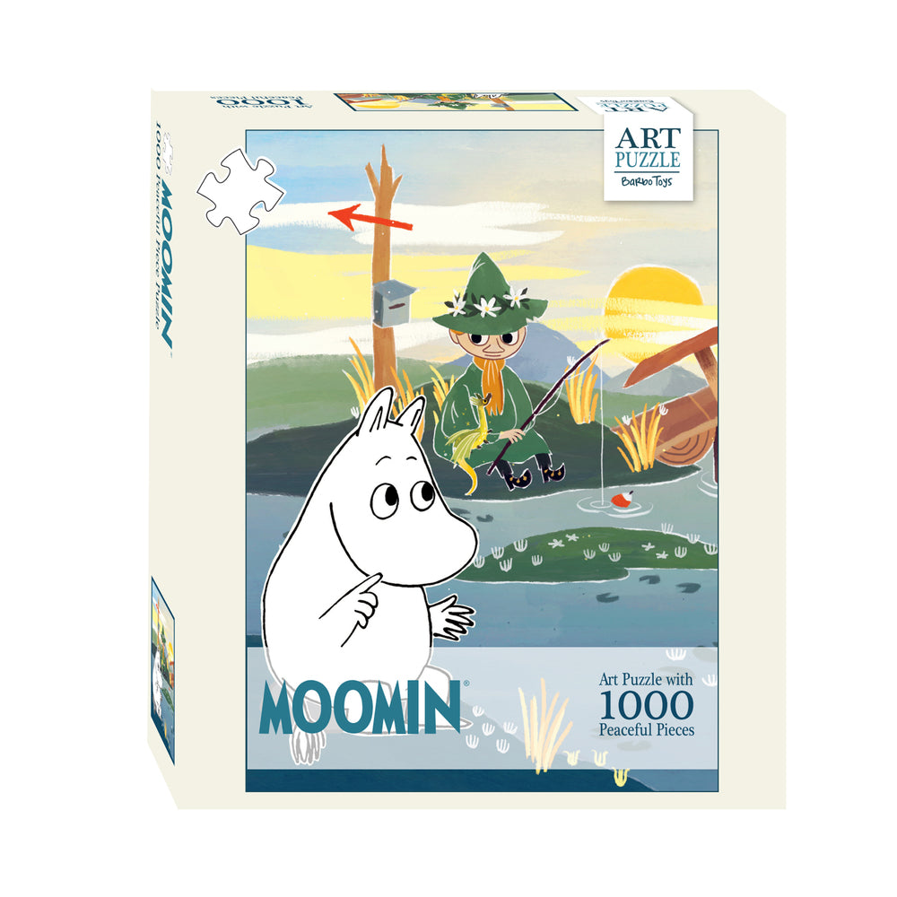Mumi 1000 brikker Puselspil - på broen