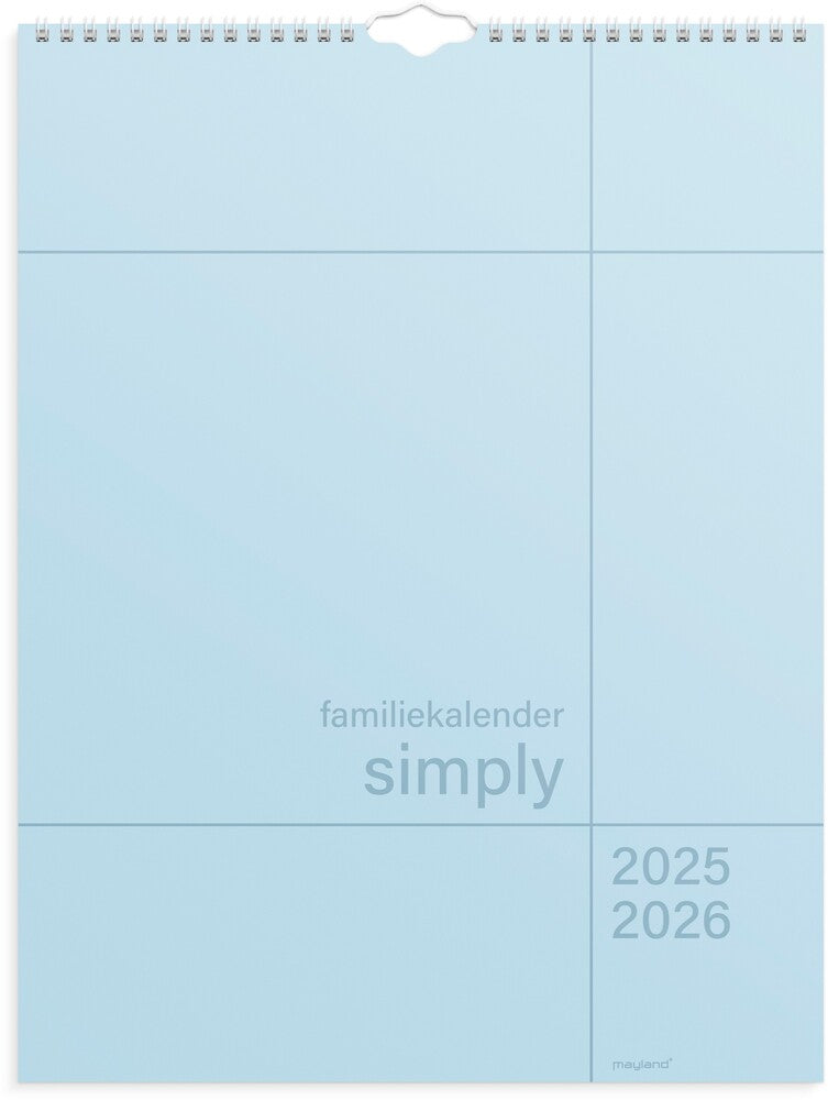 Mayland familiekalender 25/26 Simply 6 personer